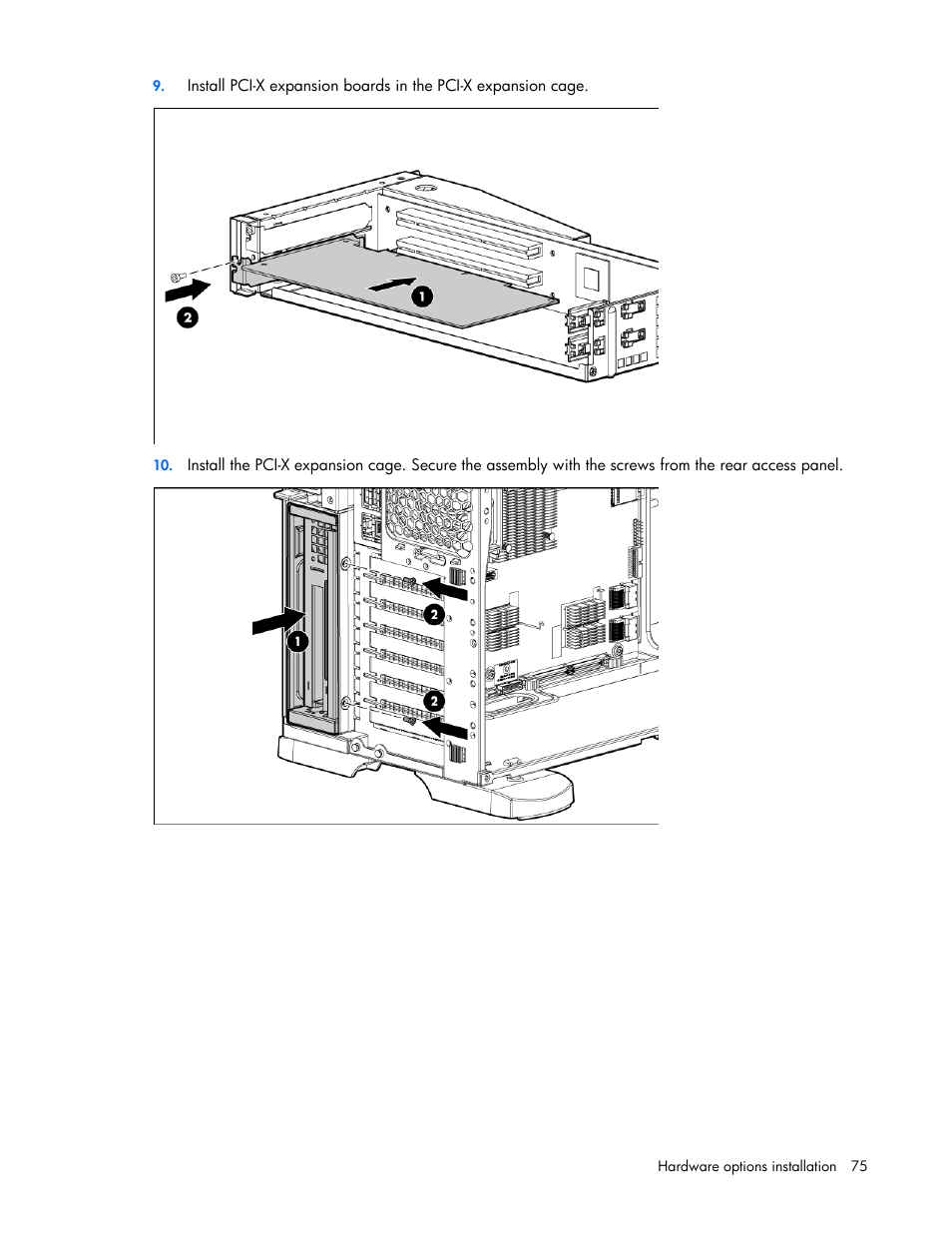 HP ProLiant ML350 G6 Server User Manual | Page 75 / 144