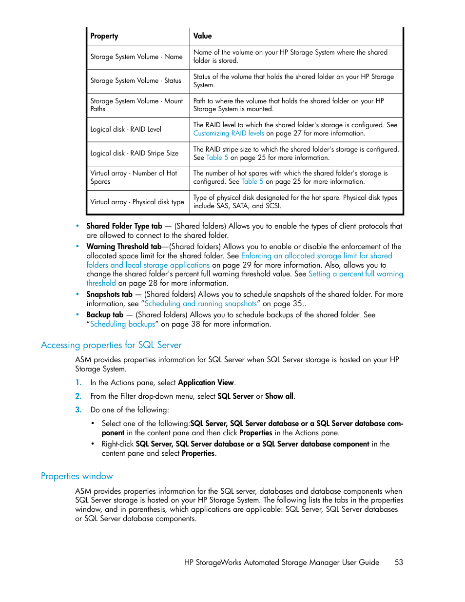 HP StoreEasy 1000 Storage User Manual | Page 53 / 72