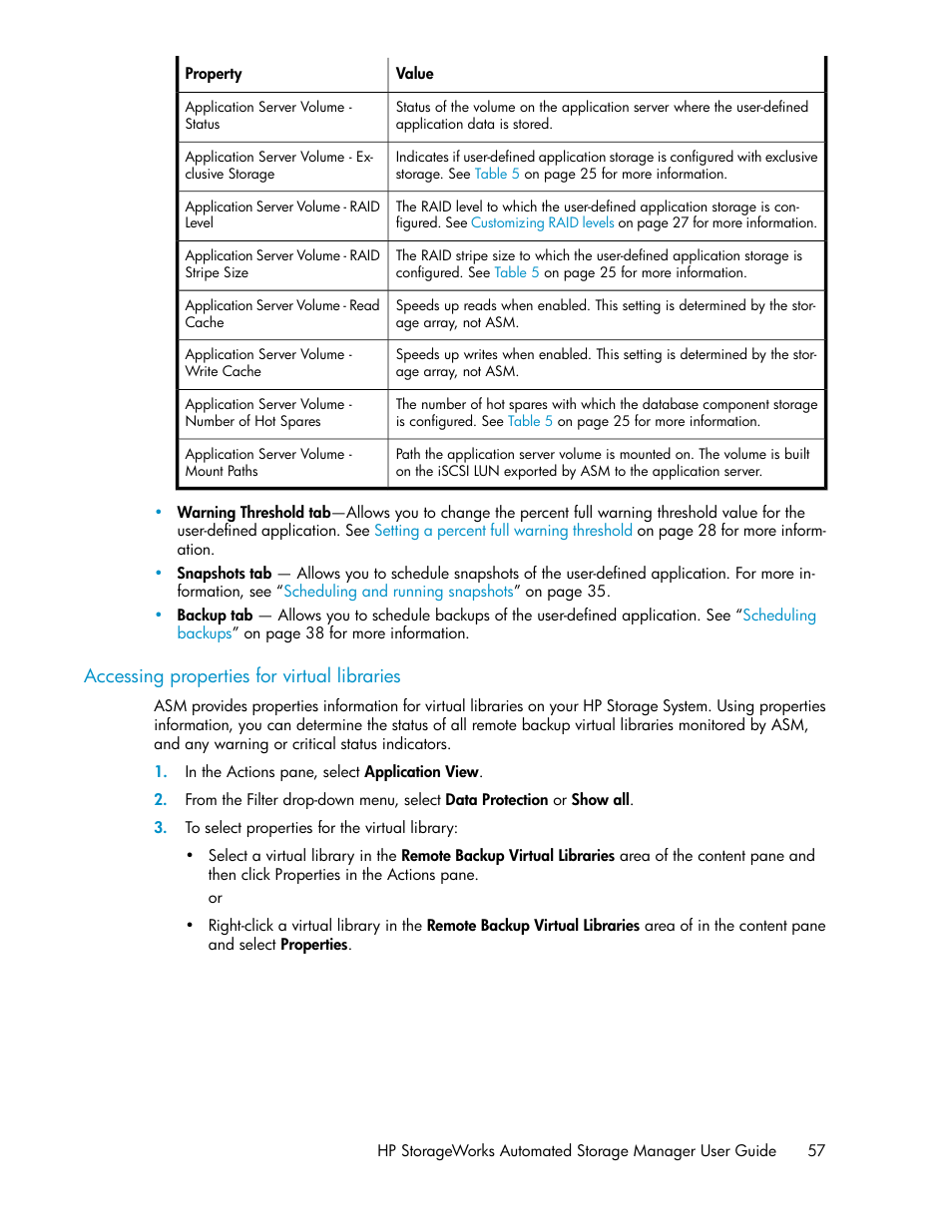 HP StoreEasy 1000 Storage User Manual | Page 57 / 72