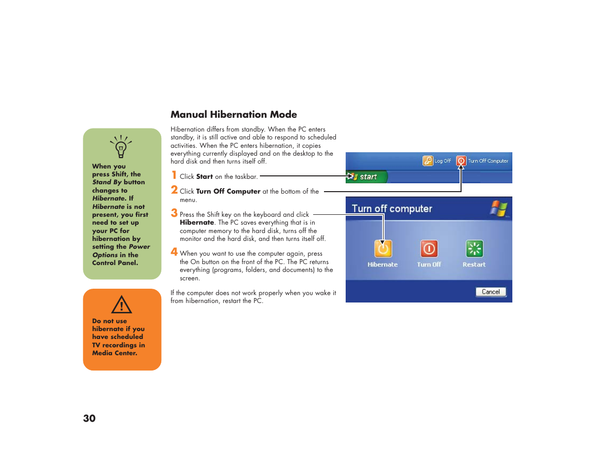 HP Media Center m270 Desktop PC User Manual | Page 38 / 82