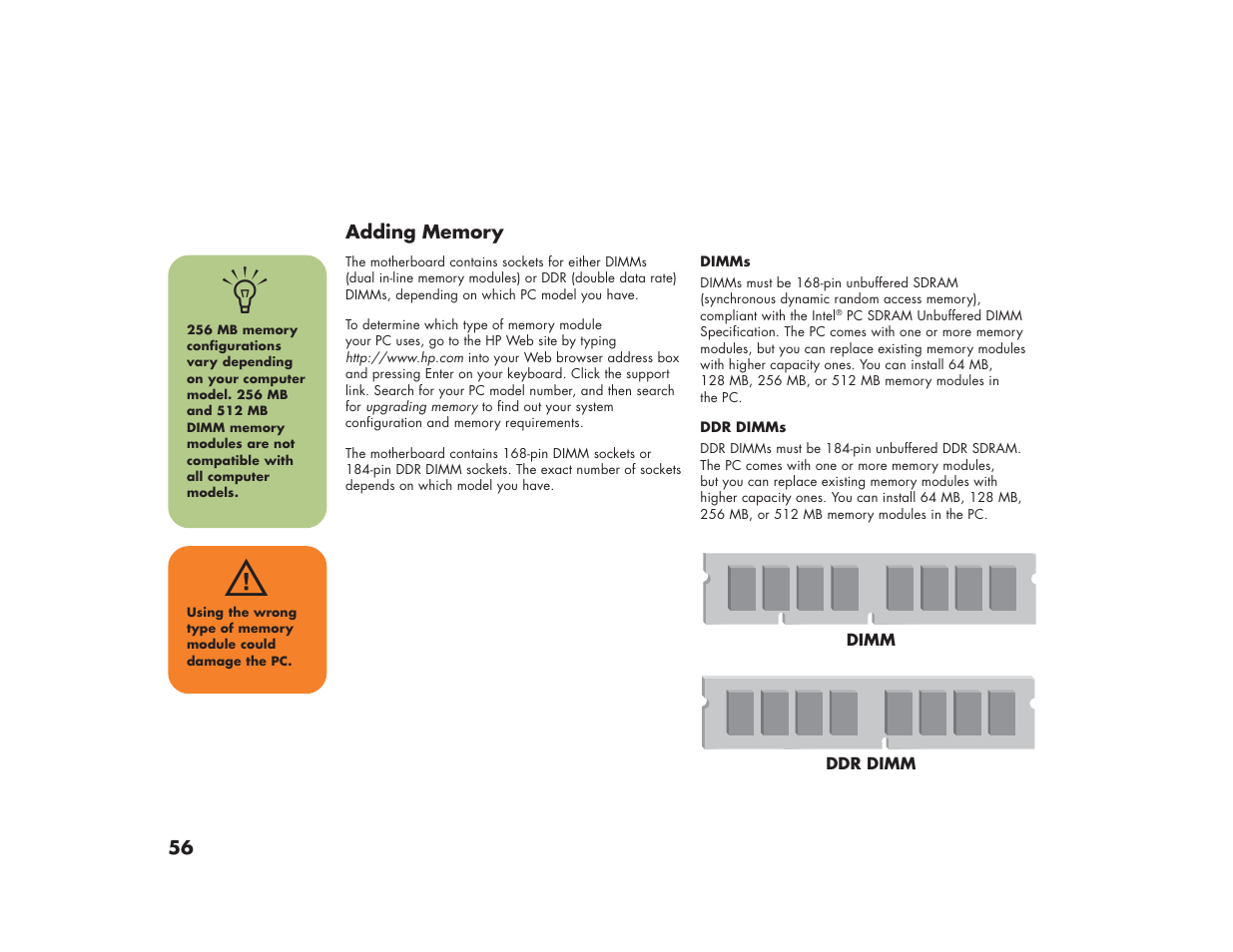 HP Media Center m270 Desktop PC User Manual | Page 64 / 82
