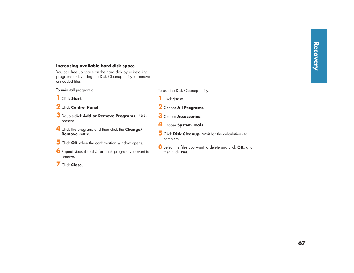 HP Media Center m270 Desktop PC User Manual | Page 75 / 82