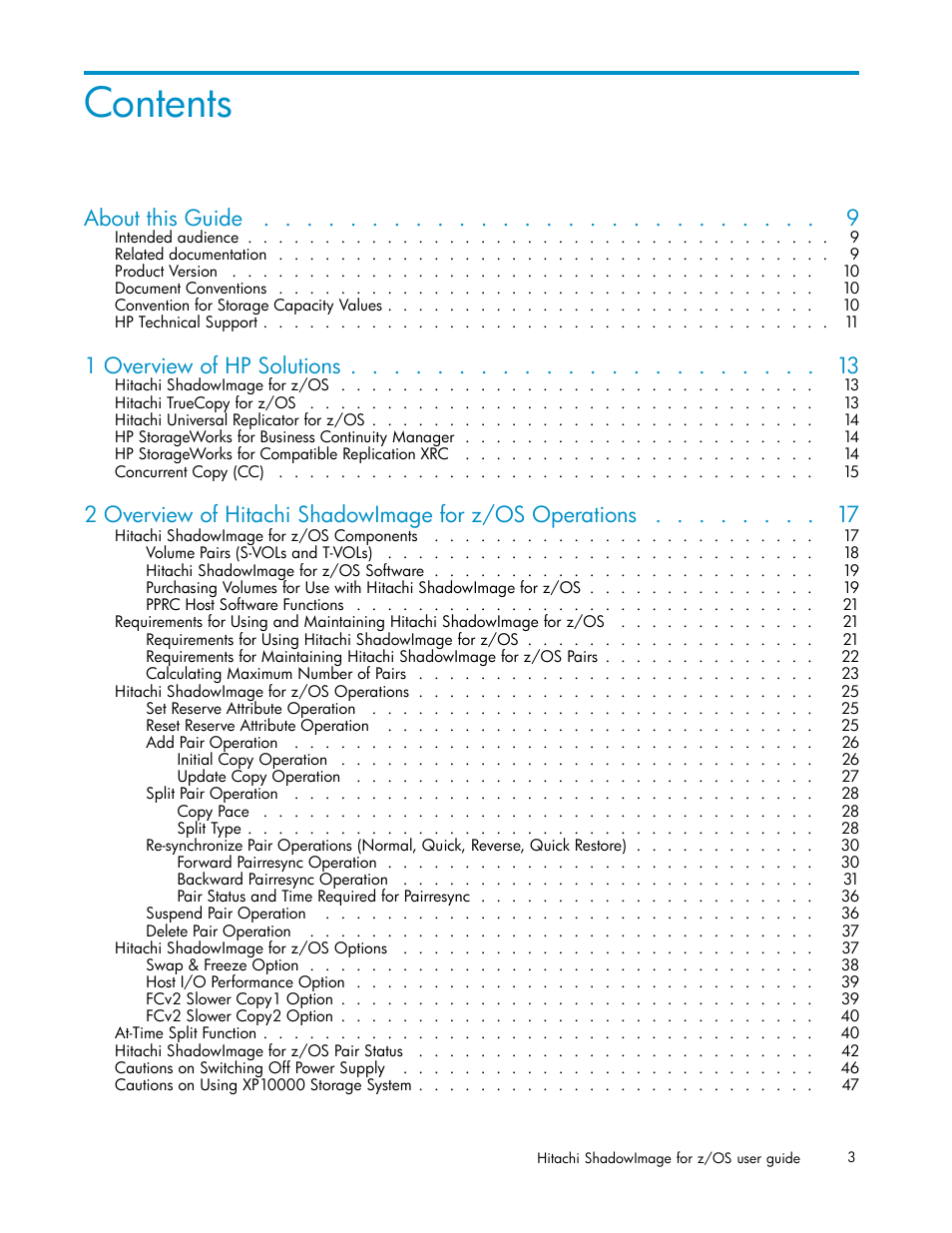 HP StorageWorks XP Remote Web Console Software User Manual | Page 3 / 116