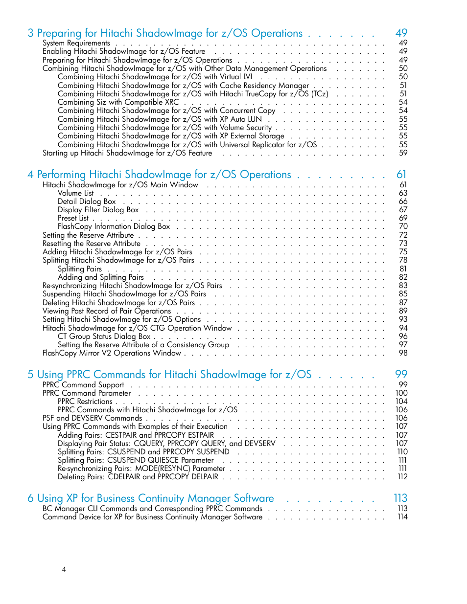 HP StorageWorks XP Remote Web Console Software User Manual | Page 4 / 116