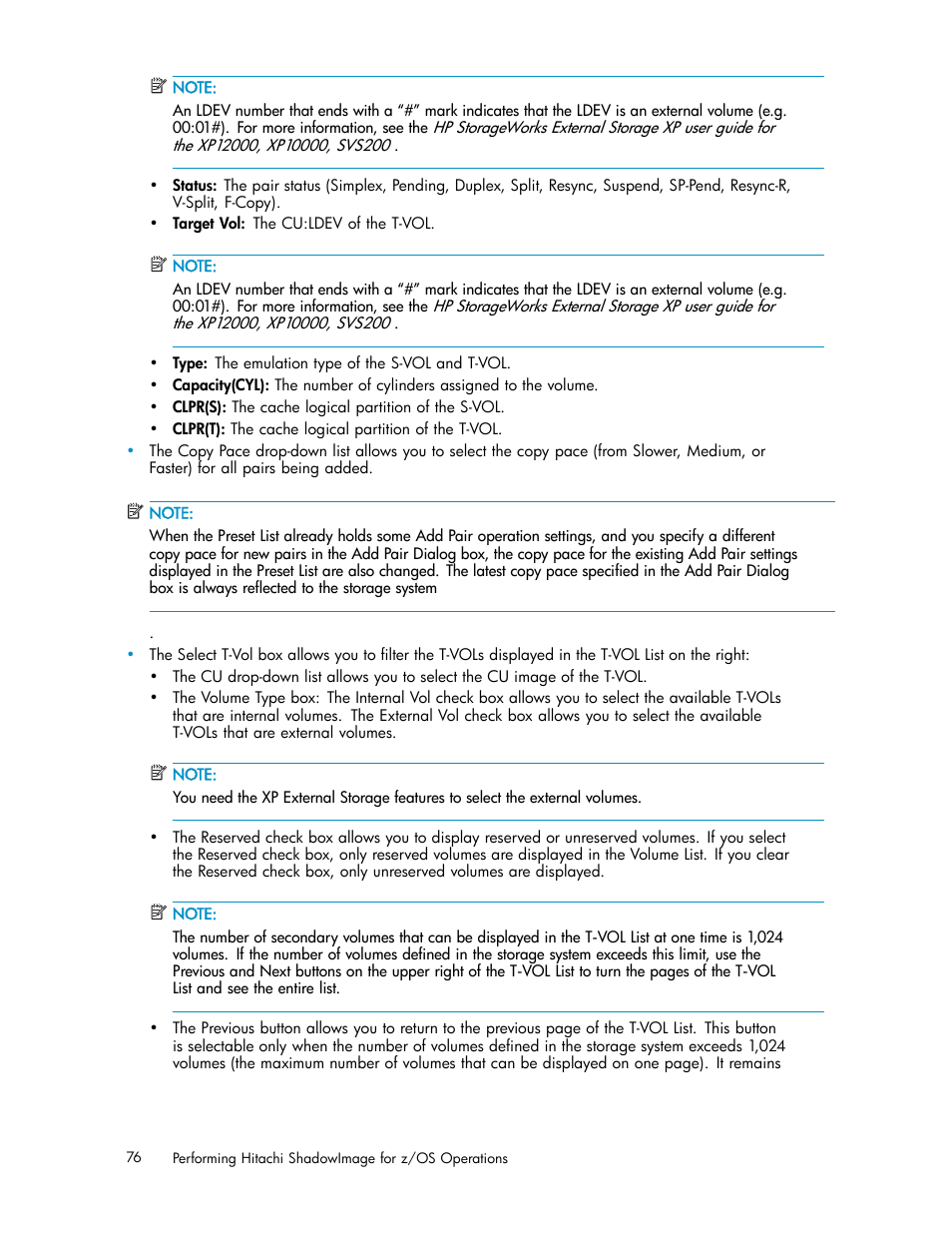 HP StorageWorks XP Remote Web Console Software User Manual | Page 76 / 116