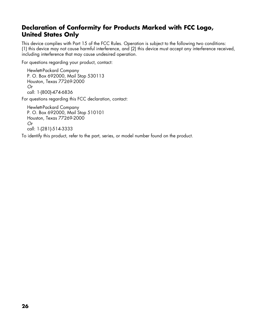 HP w22 20 inch LCD Monitor User Manual | Page 26 / 32