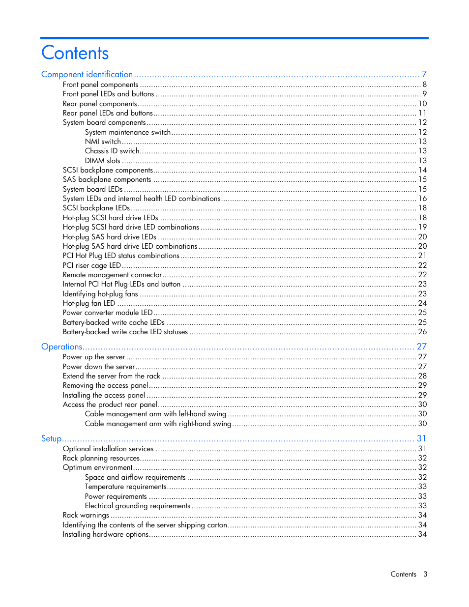 HP ProLiant DL380 G4 Server User Manual | Page 3 / 122