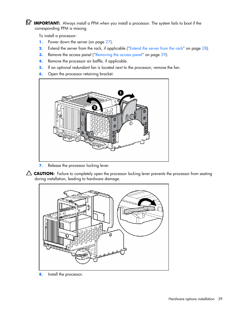 HP ProLiant DL380 G4 Server User Manual | Page 39 / 122