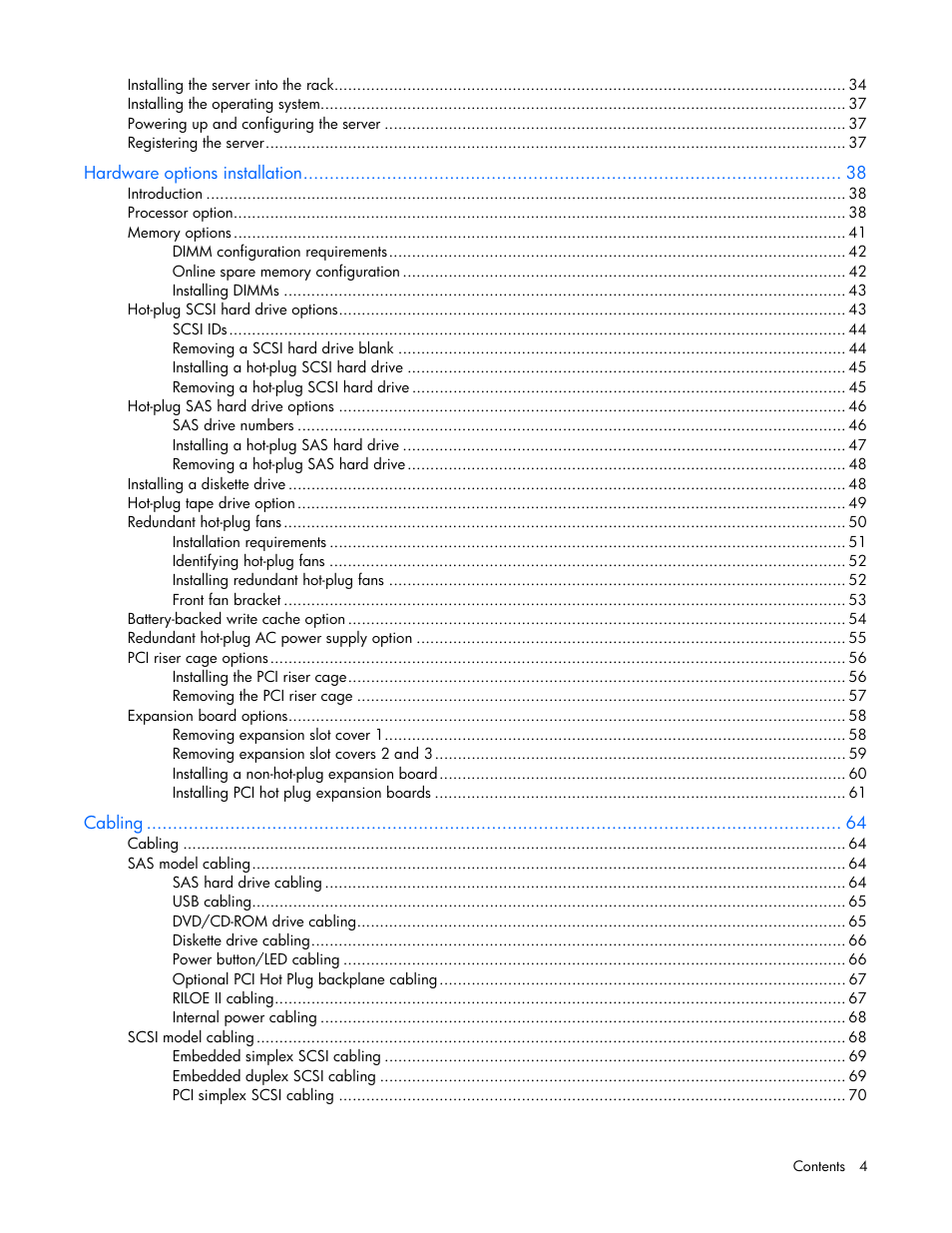 HP ProLiant DL380 G4 Server User Manual | Page 4 / 122