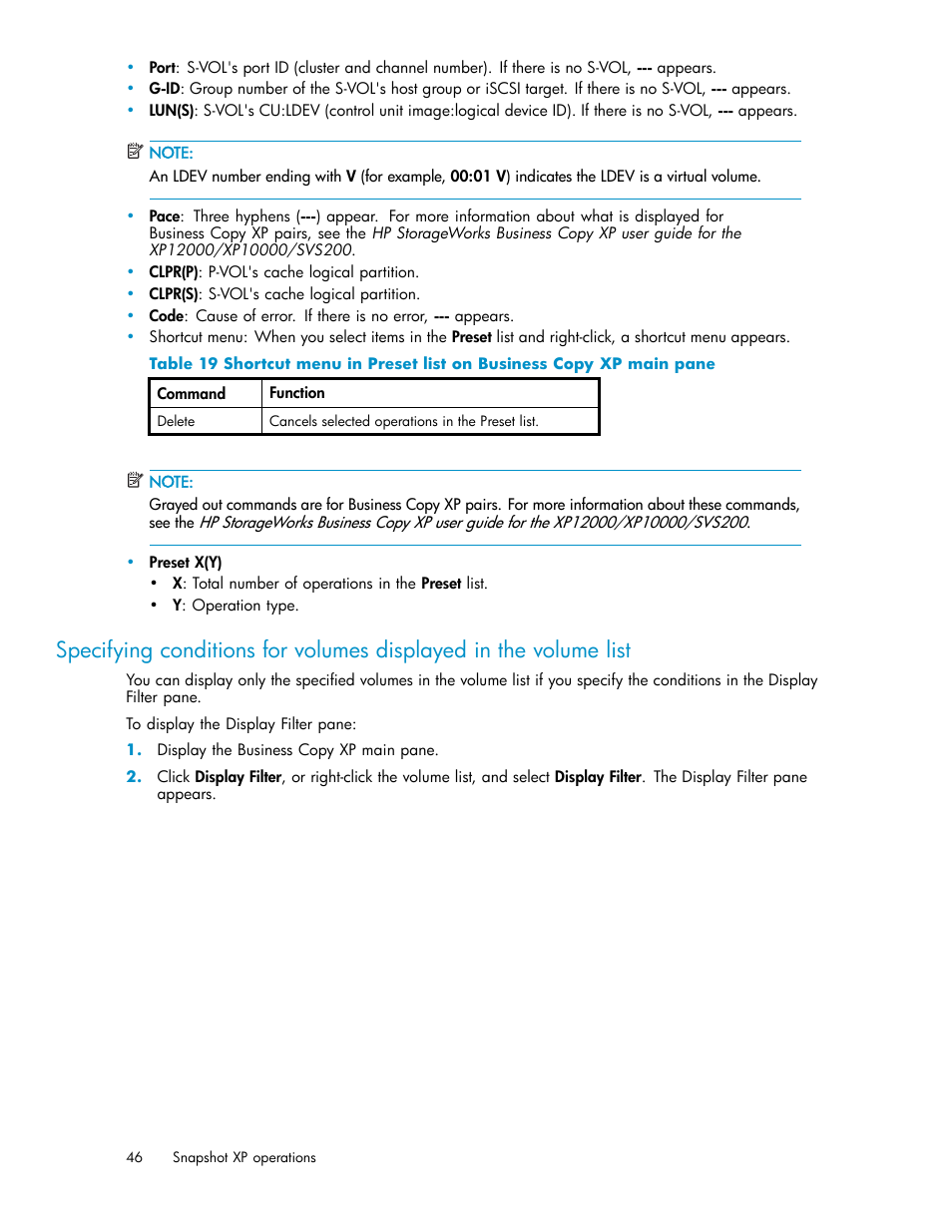 HP StorageWorks XP Remote Web Console Software User Manual | Page 46 / 79