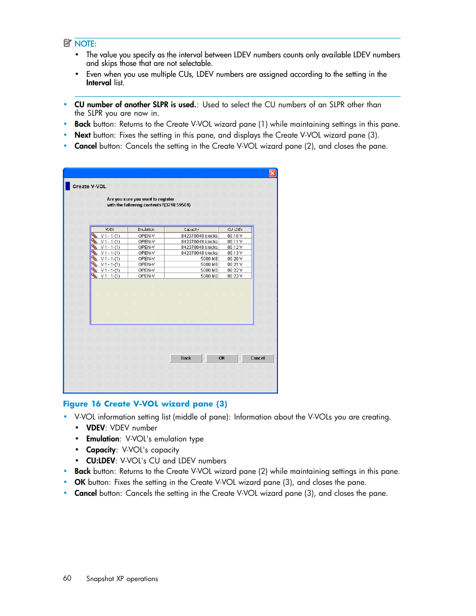 Create v-vol wizard pane (3), Figure 16 | HP StorageWorks XP Remote Web Console Software User Manual | Page 60 / 79