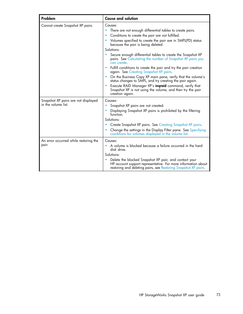 HP StorageWorks XP Remote Web Console Software User Manual | Page 73 / 79