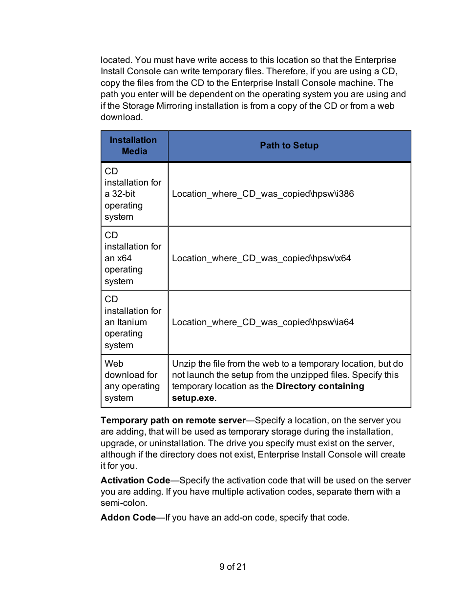 HP Storage Mirroring Software User Manual | Page 11 / 23