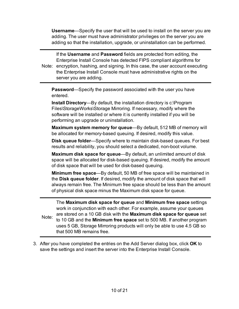 HP Storage Mirroring Software User Manual | Page 12 / 23