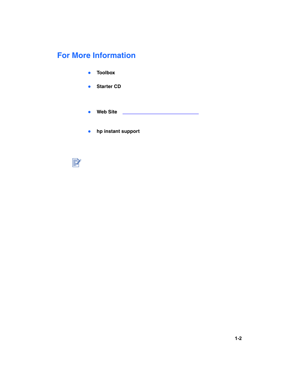 For more information, For more information -2 | HP Deskjet 1180c Printer User Manual | Page 6 / 46