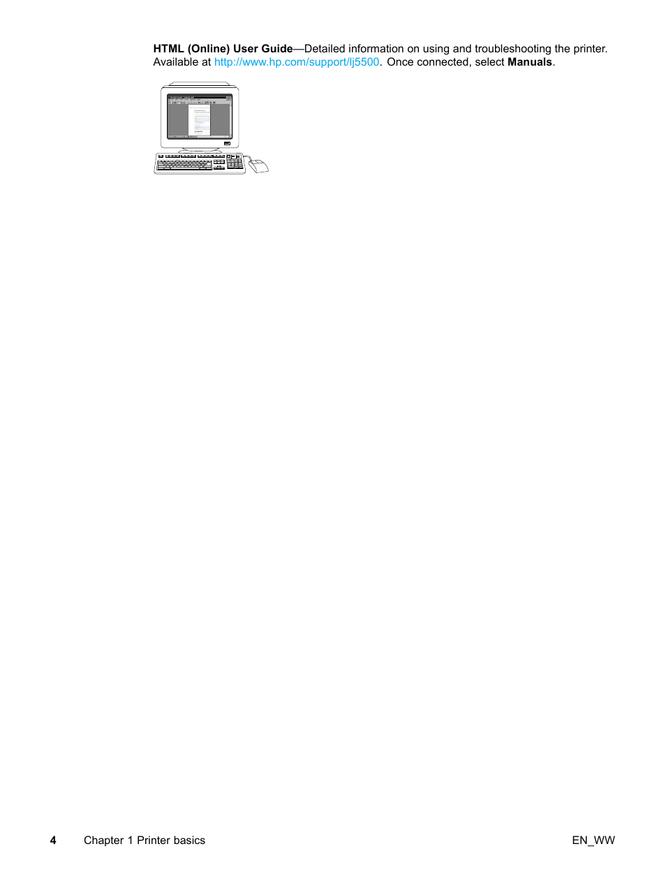 HP Color LaserJet 5500 Printer series User Manual | Page 14 / 224