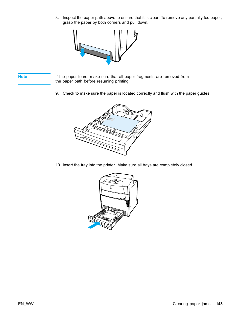 HP Color LaserJet 5500 Printer series User Manual | Page 153 / 224