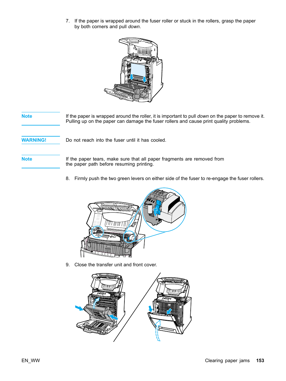 HP Color LaserJet 5500 Printer series User Manual | Page 163 / 224