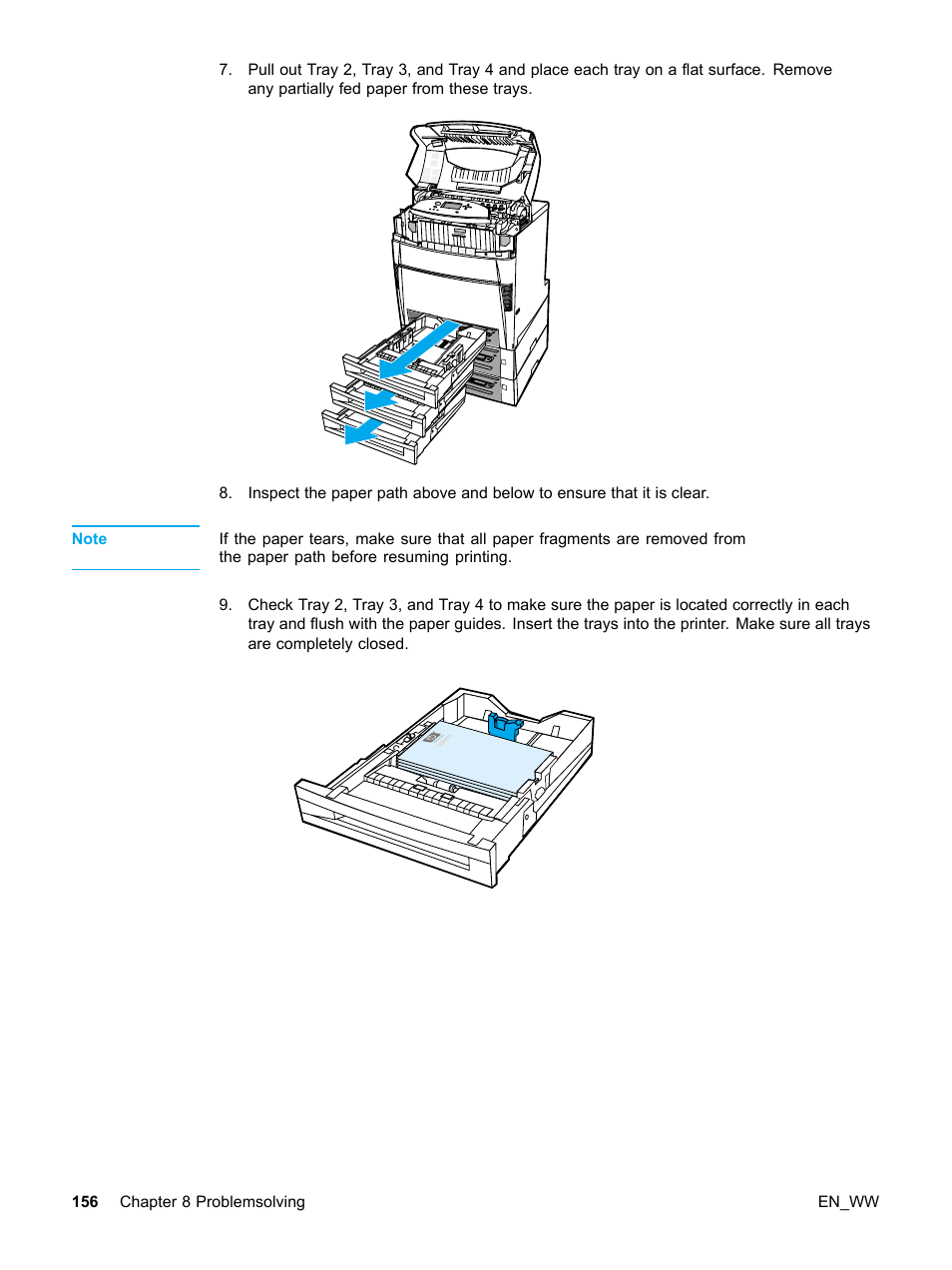 HP Color LaserJet 5500 Printer series User Manual | Page 166 / 224