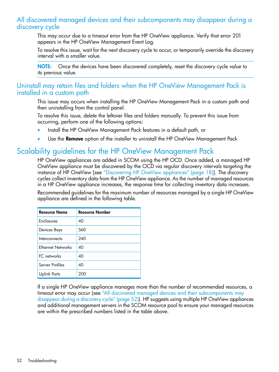 HP OneView for Microsoft System Center User Manual | Page 52 / 66