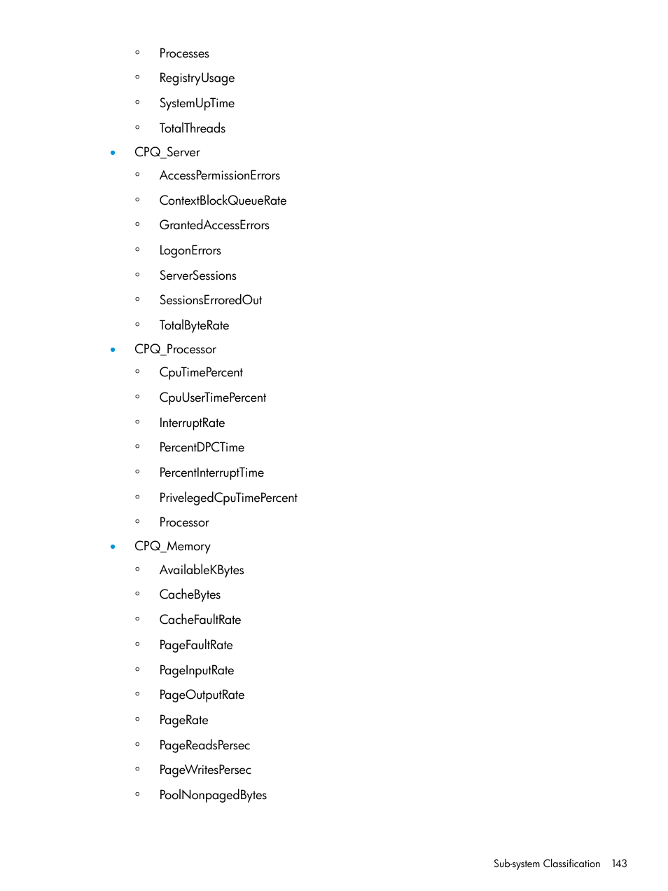 HP Insight Management Agents User Manual | Page 143 / 175