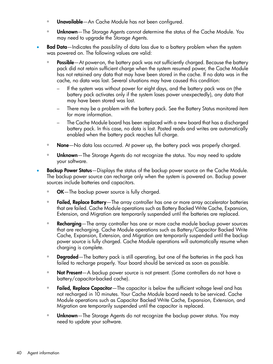 HP Insight Management Agents User Manual | Page 40 / 175