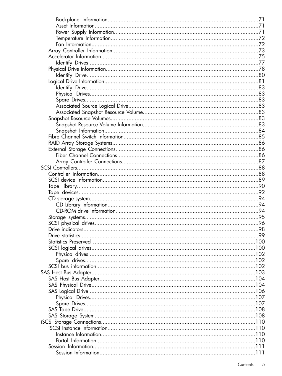 HP Insight Management Agents User Manual | Page 5 / 175