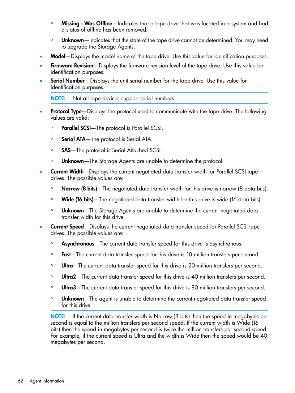 HP Insight Management Agents User Manual | Page 62 / 175