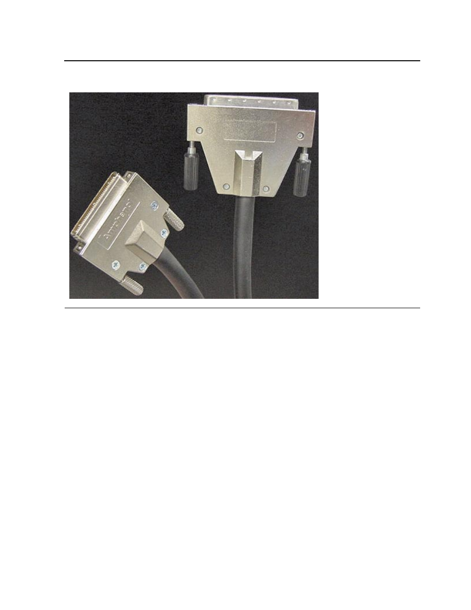 Figure d-1, Scsi cable | HP Integrity NonStop H-Series User Manual | Page 52 / 64