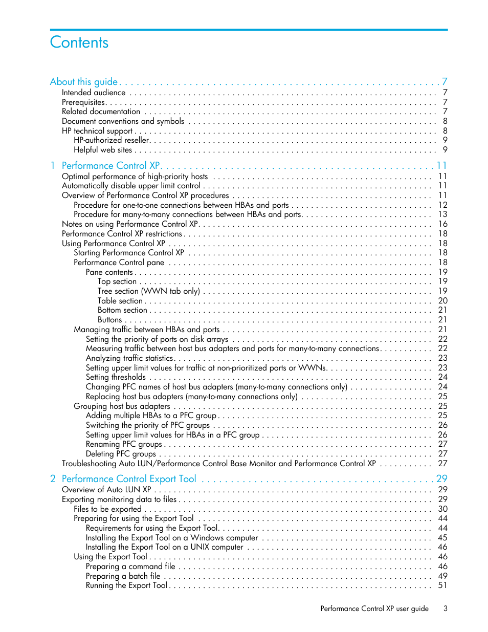HP StorageWorks XP Remote Web Console Software User Manual | Page 3 / 90