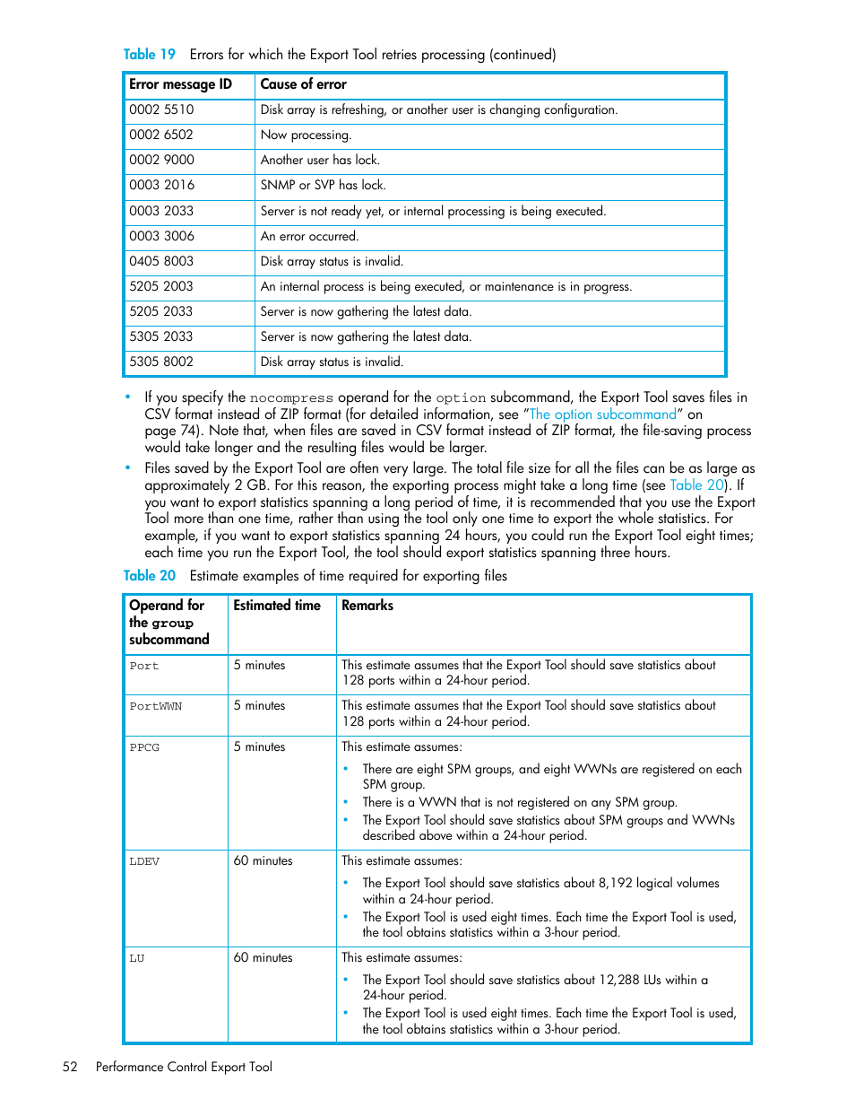 HP StorageWorks XP Remote Web Console Software User Manual | Page 52 / 90