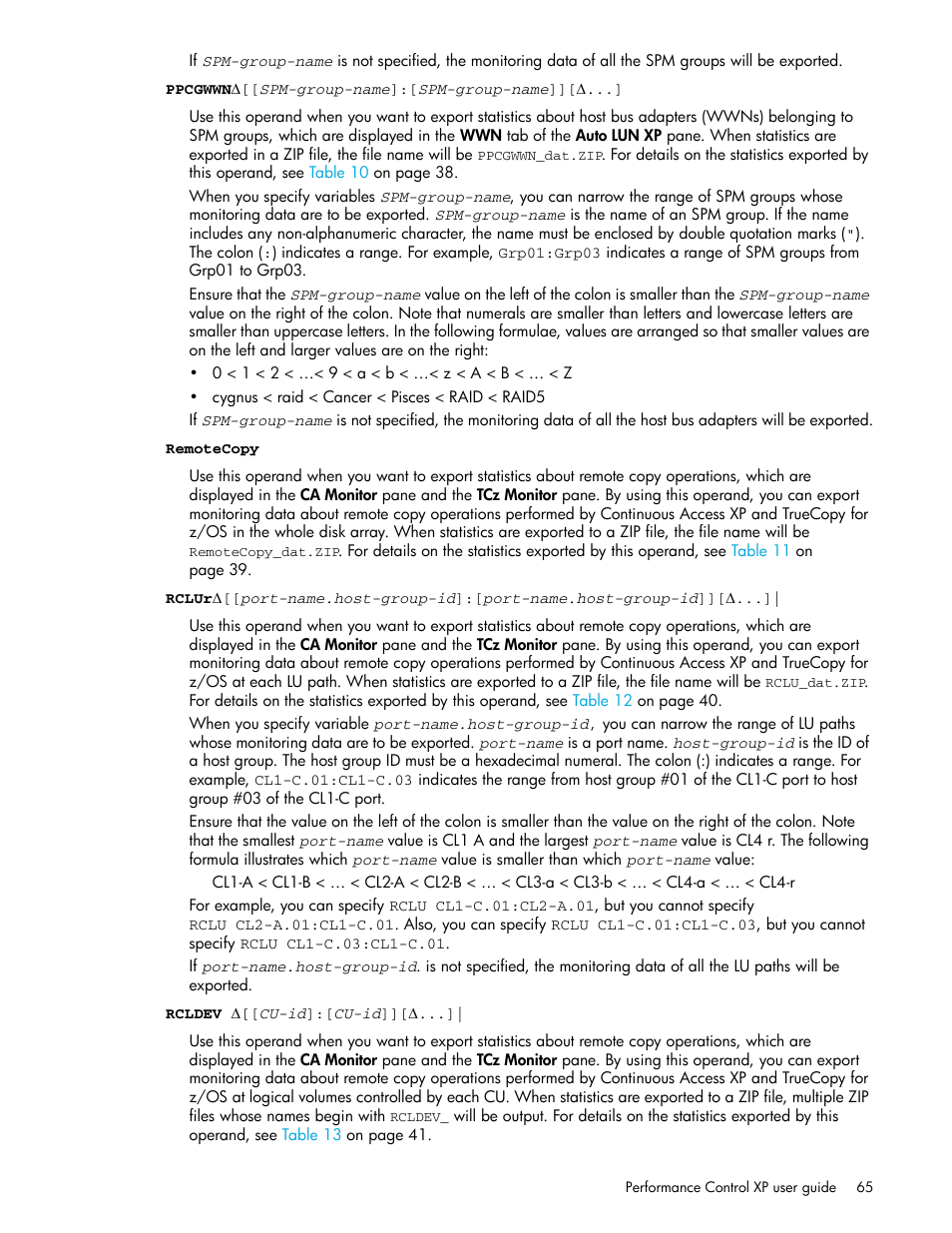 HP StorageWorks XP Remote Web Console Software User Manual | Page 65 / 90