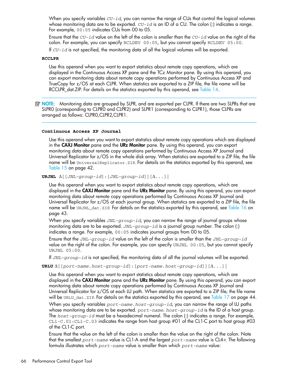 HP StorageWorks XP Remote Web Console Software User Manual | Page 66 / 90