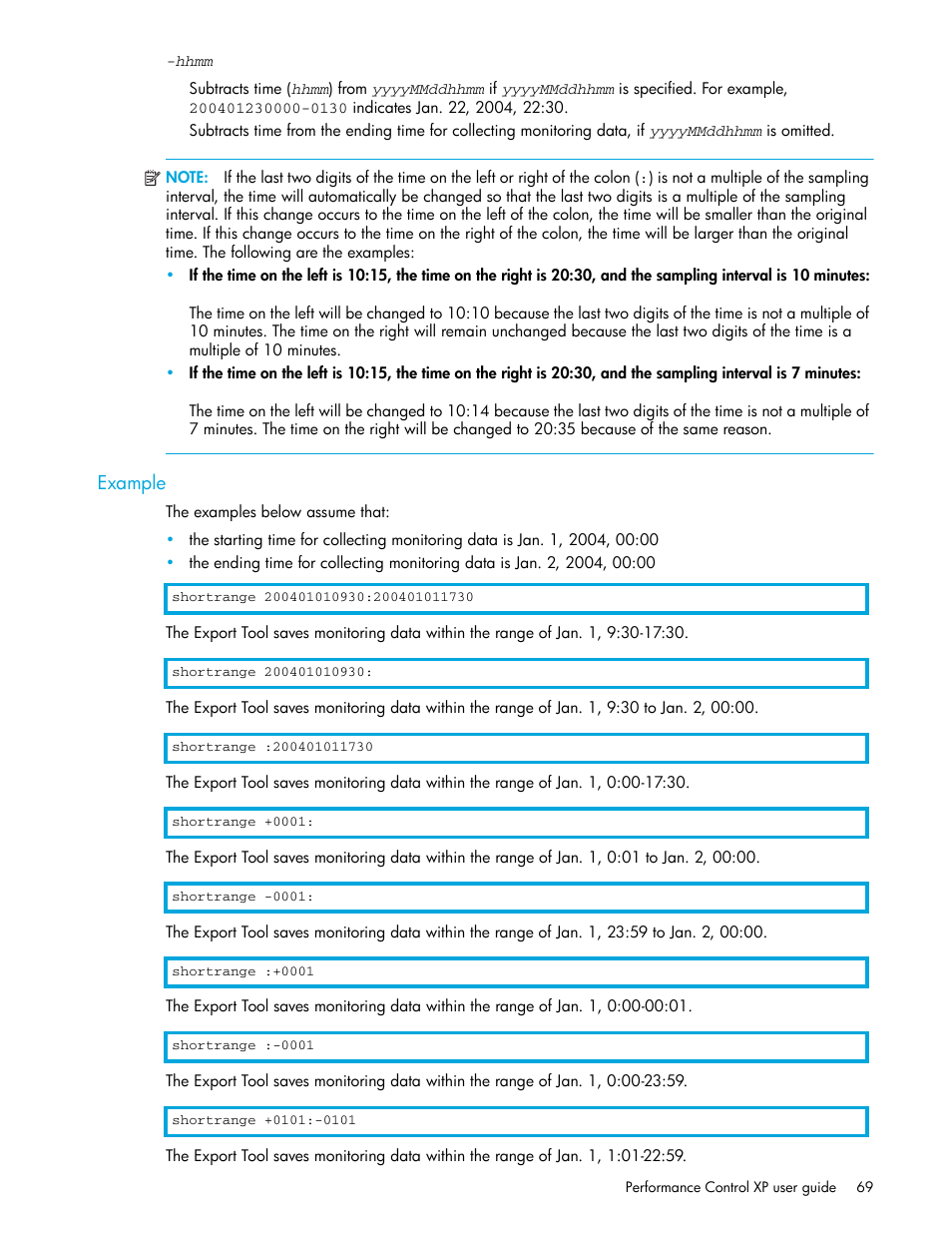 Example | HP StorageWorks XP Remote Web Console Software User Manual | Page 69 / 90