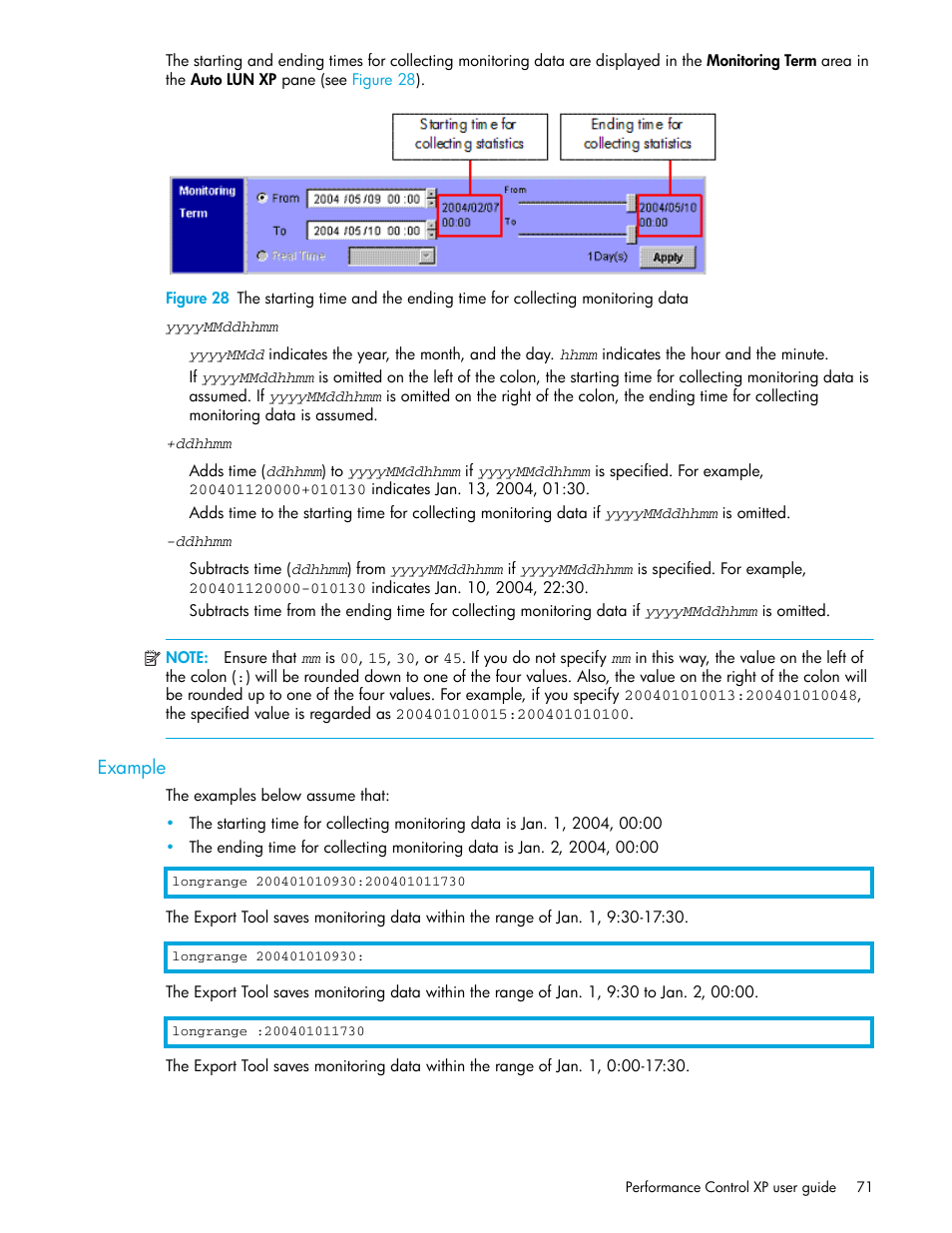 Example | HP StorageWorks XP Remote Web Console Software User Manual | Page 71 / 90