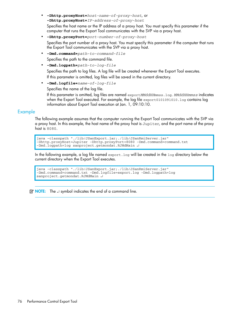 Example | HP StorageWorks XP Remote Web Console Software User Manual | Page 76 / 90