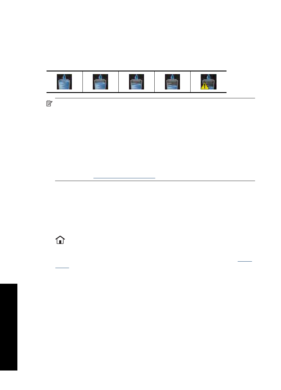 View estimated ink levels, View printer status, Insert or replace the print cartridge | HP Photosmart A646 Compact Photo Printer User Manual | Page 62 / 96