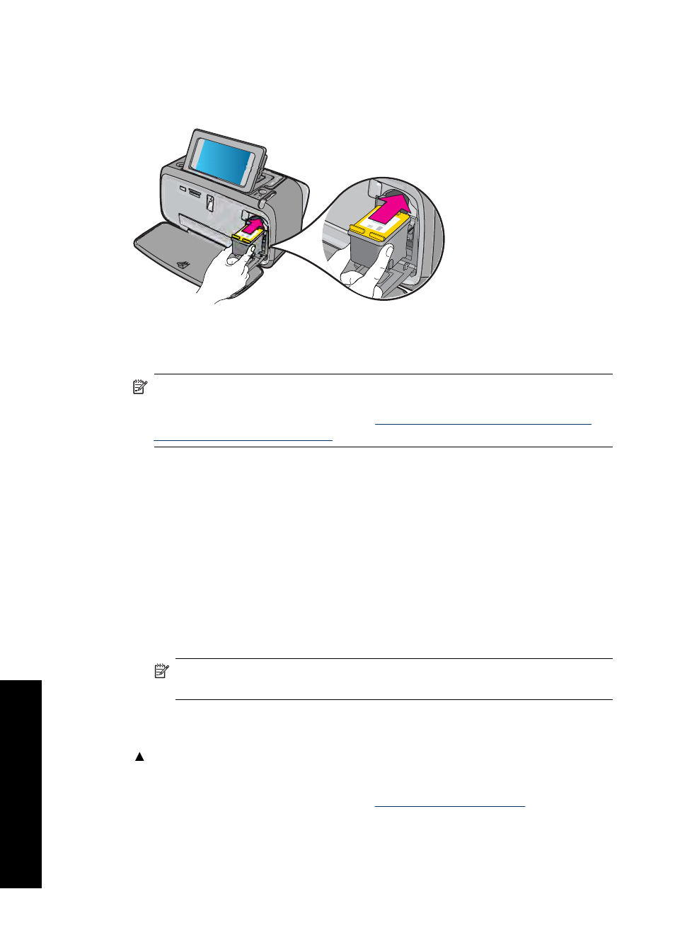 Get print cartridge ordering information | HP Photosmart A646 Compact Photo Printer User Manual | Page 64 / 96