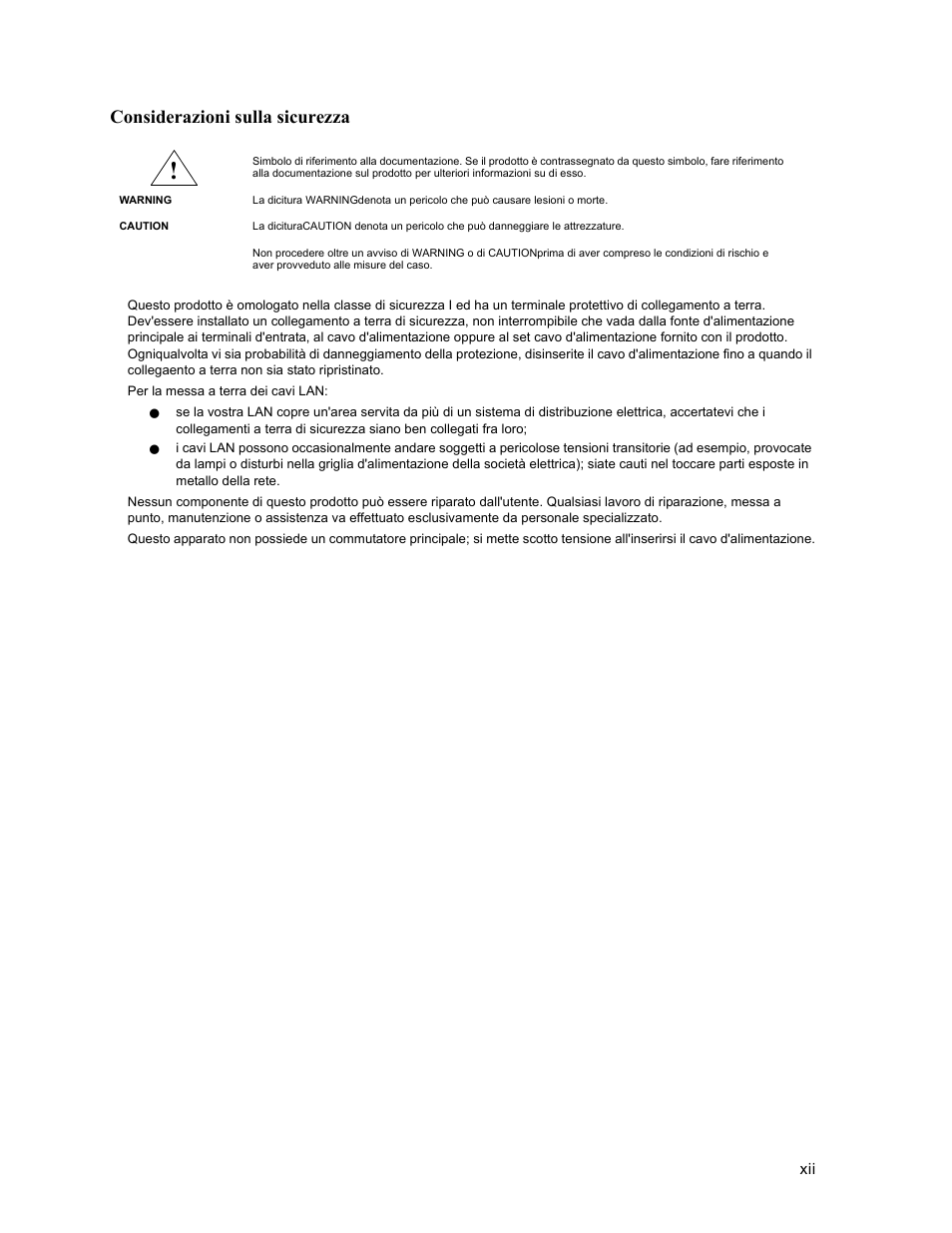 Considerazioni sulla sicurezza | HP ProCurve 520wl Wireless Access Point User Manual | Page 12 / 191