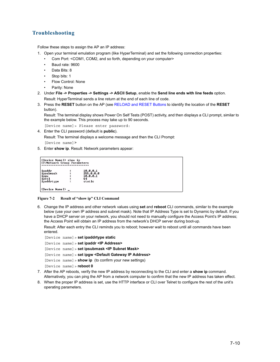 Troubleshooting | HP ProCurve 520wl Wireless Access Point User Manual | Page 125 / 191