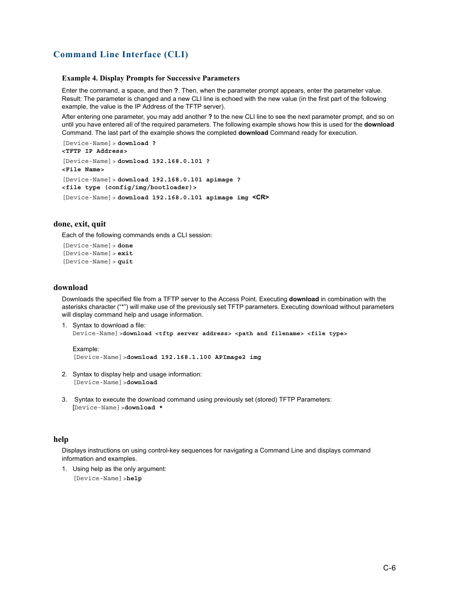 Command line interface (cli) | HP ProCurve 520wl Wireless Access Point User Manual | Page 142 / 191