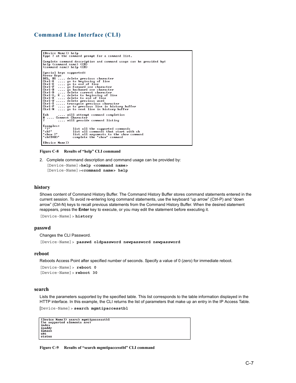Command line interface (cli) | HP ProCurve 520wl Wireless Access Point User Manual | Page 143 / 191