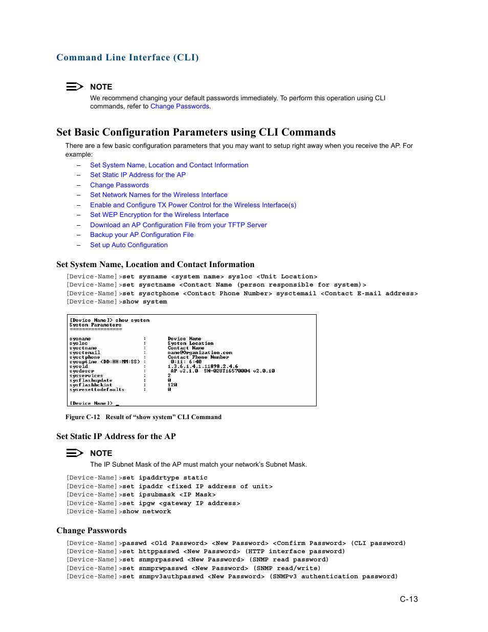 Command line interface (cli) | HP ProCurve 520wl Wireless Access Point User Manual | Page 149 / 191