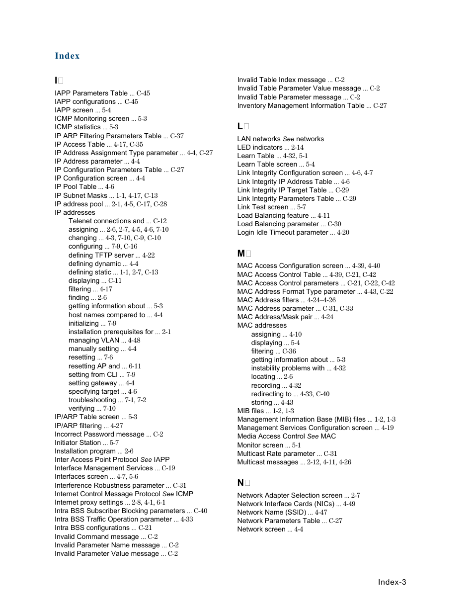 HP ProCurve 520wl Wireless Access Point User Manual | Page 184 / 191
