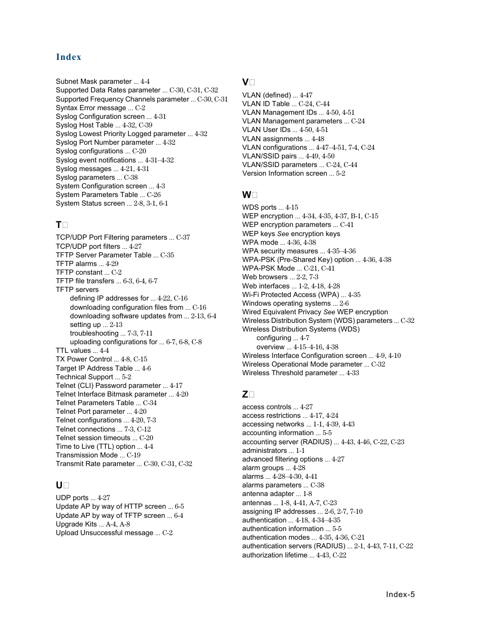 HP ProCurve 520wl Wireless Access Point User Manual | Page 186 / 191