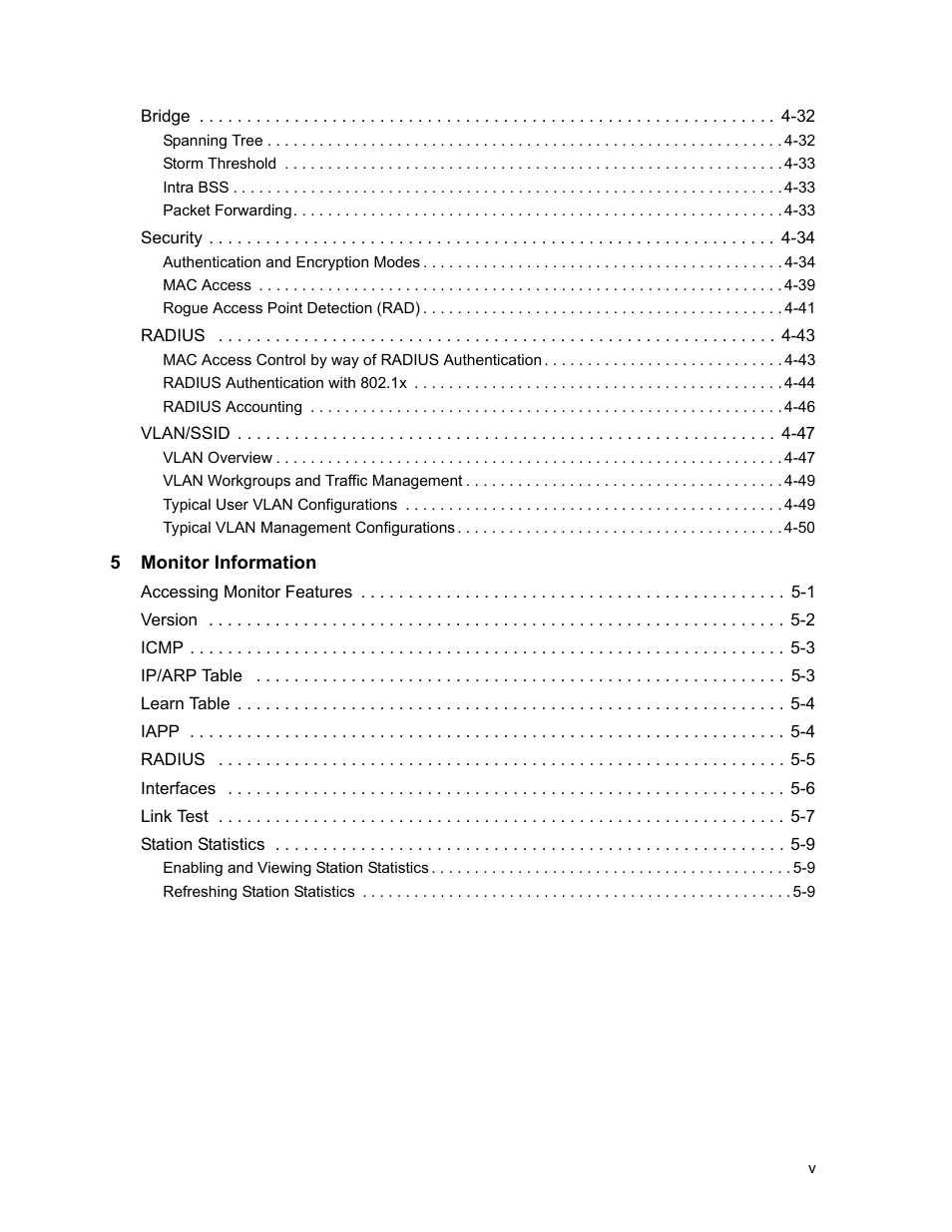 HP ProCurve 520wl Wireless Access Point User Manual | Page 5 / 191