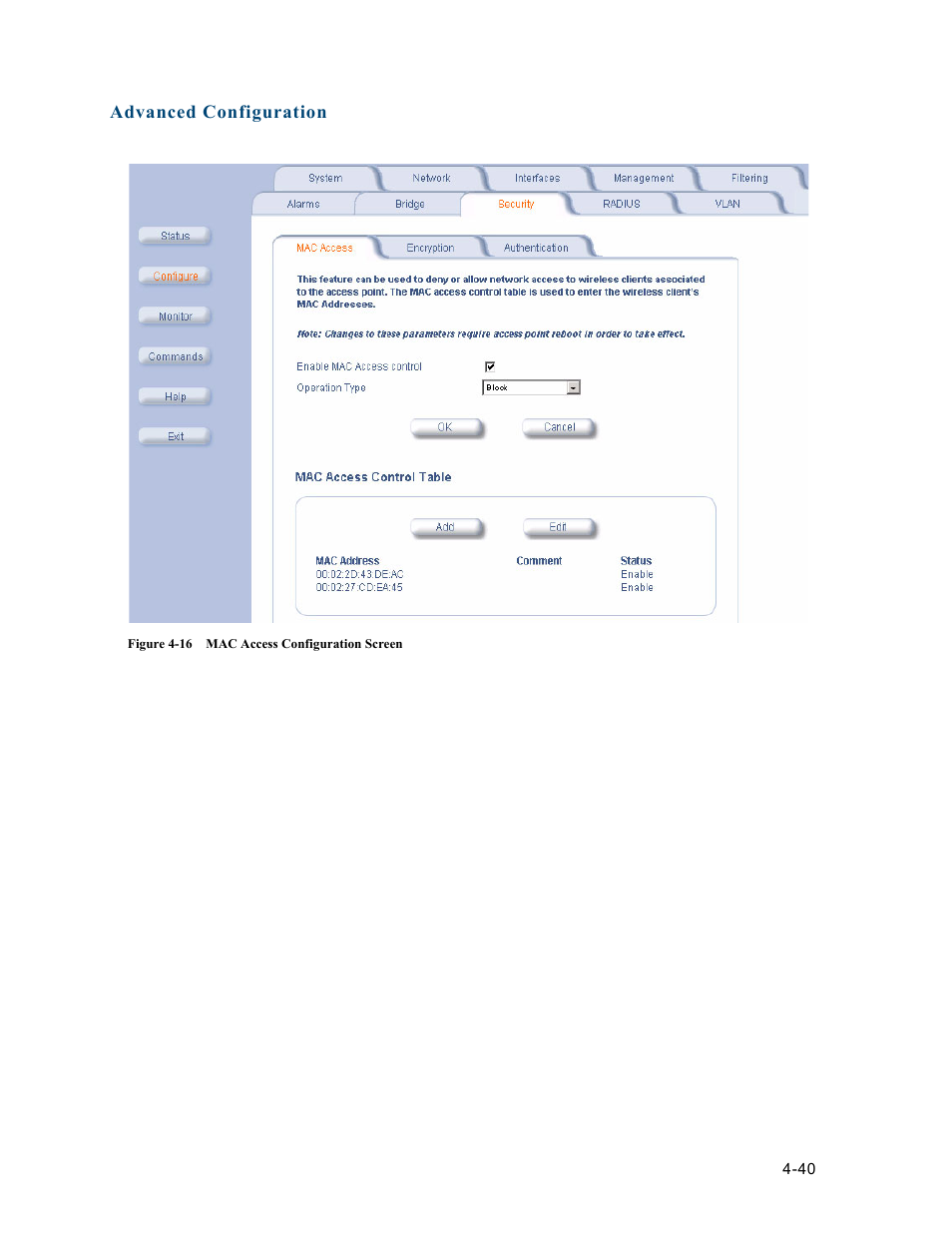 HP ProCurve 520wl Wireless Access Point User Manual | Page 82 / 191