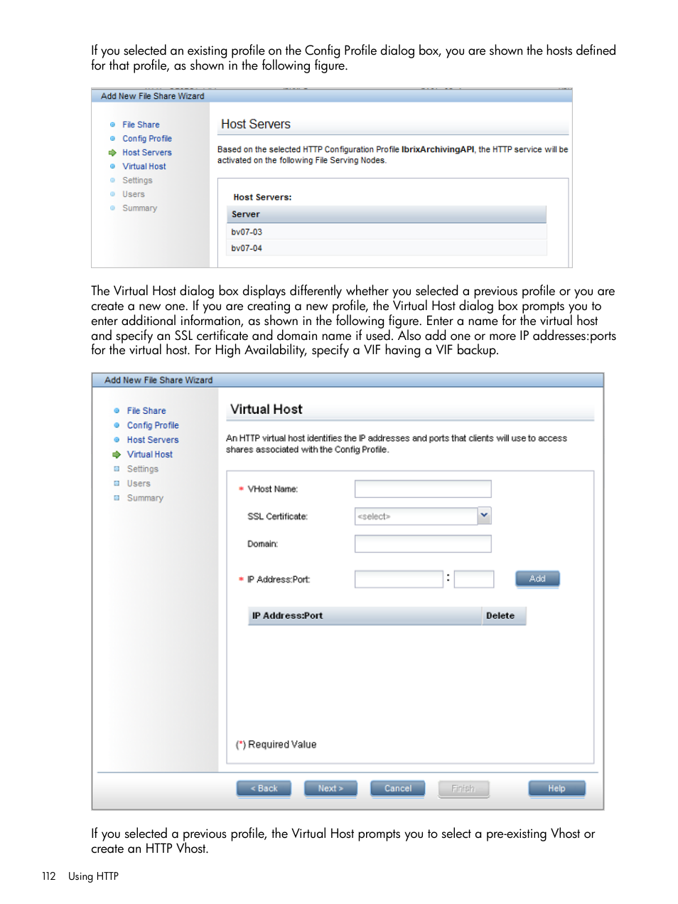 HP StoreAll Storage User Manual | Page 112 / 254