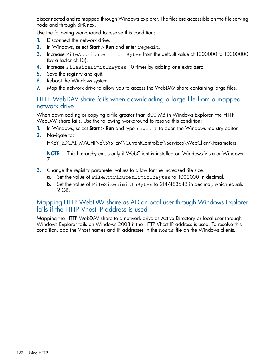 HP StoreAll Storage User Manual | Page 122 / 254