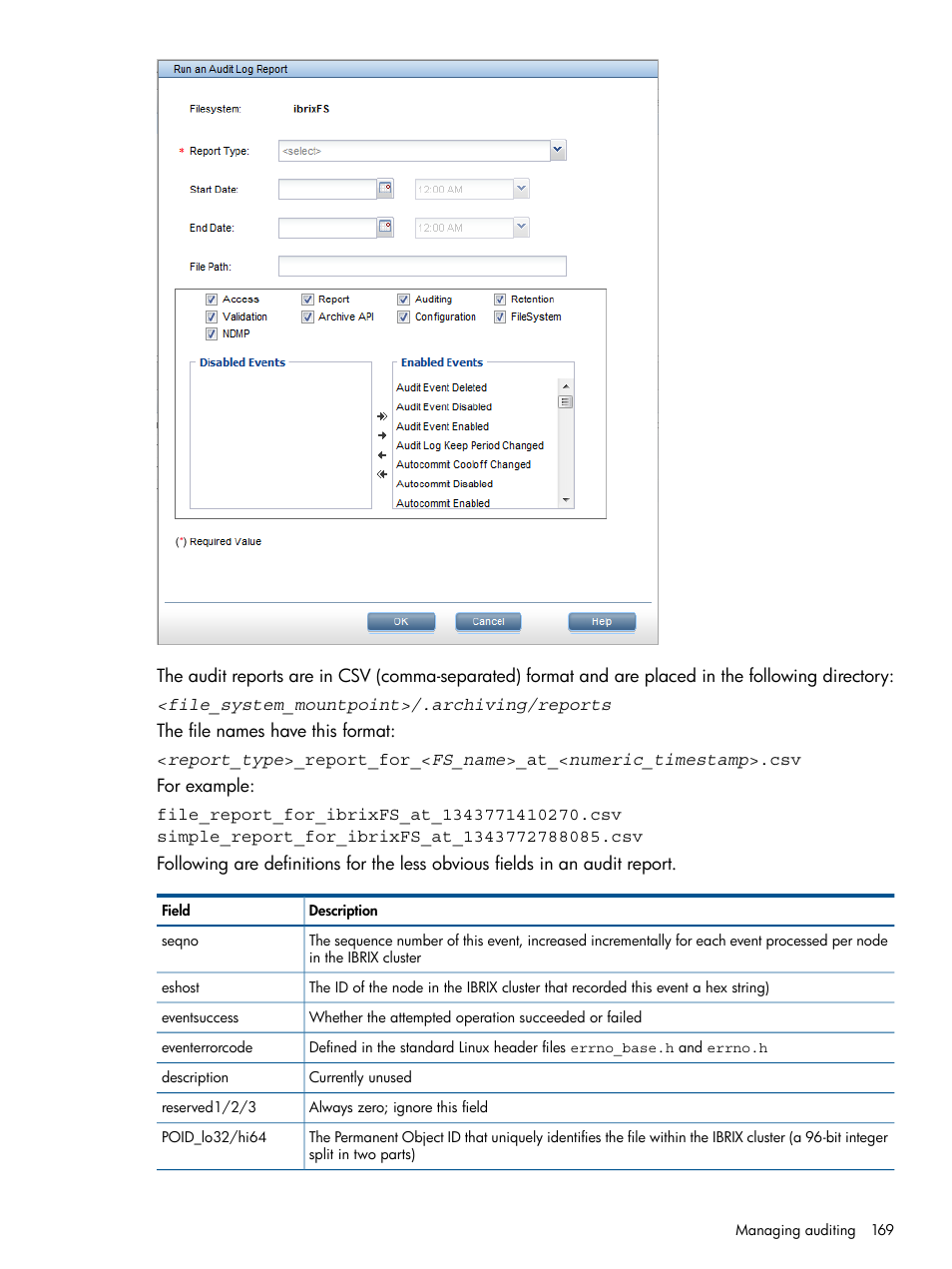 HP StoreAll Storage User Manual | Page 169 / 254